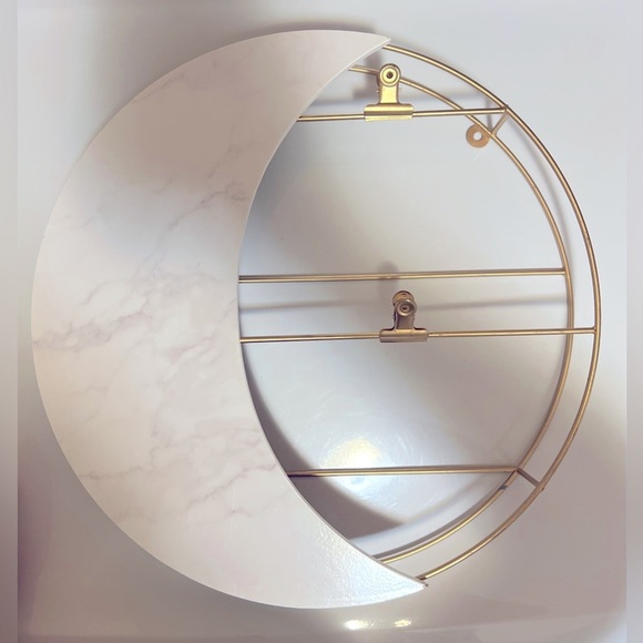 Nielson Bainbridge Other - 𝅺FAUX Marble & Gold Half Moon Clip Frame